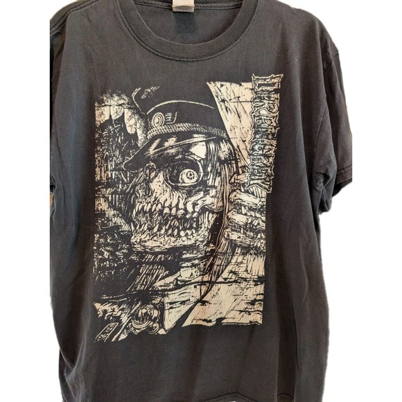 VTG Dir En Grey Tour Metal Band Black Tee Shirt sz M 2006 - Picture 1 of 5